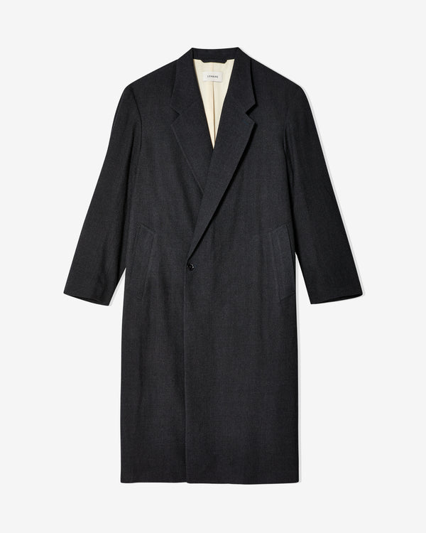 Lemaire - Maxi Double Breasted Coat - (Anthracite)