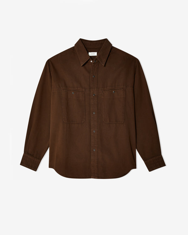 Lemaire - Men's Denim Shirt - (Espresso)