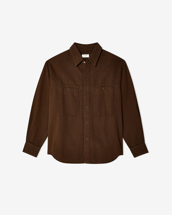 Lemaire - Men's Denim Shirt - (Espresso)