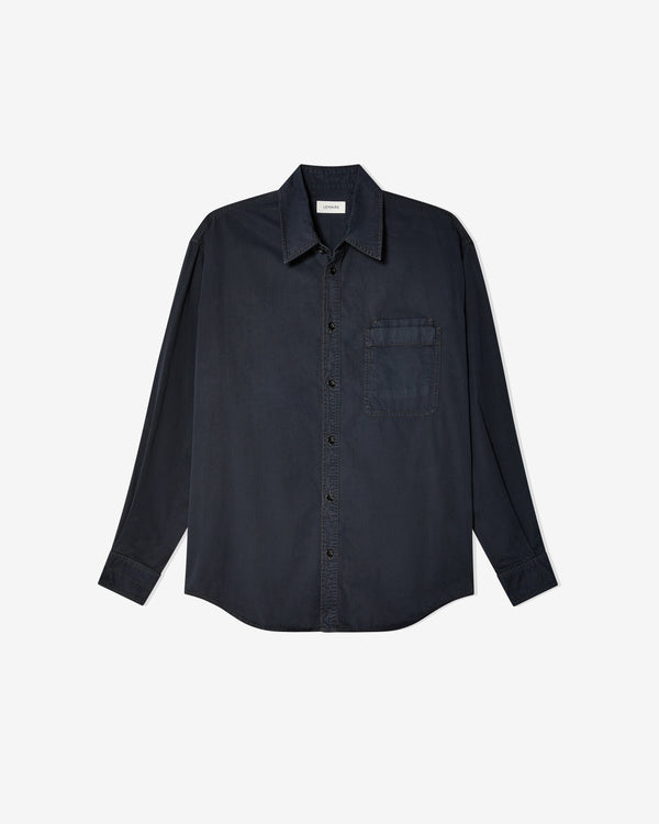 Lemaire - Men's Relaxed Workwear Shirt - (Ash Black)