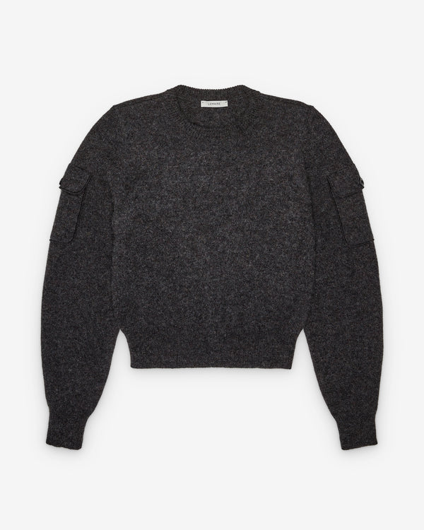 Lemaire - Women's Sweater With Pockets - (Grape Melange)