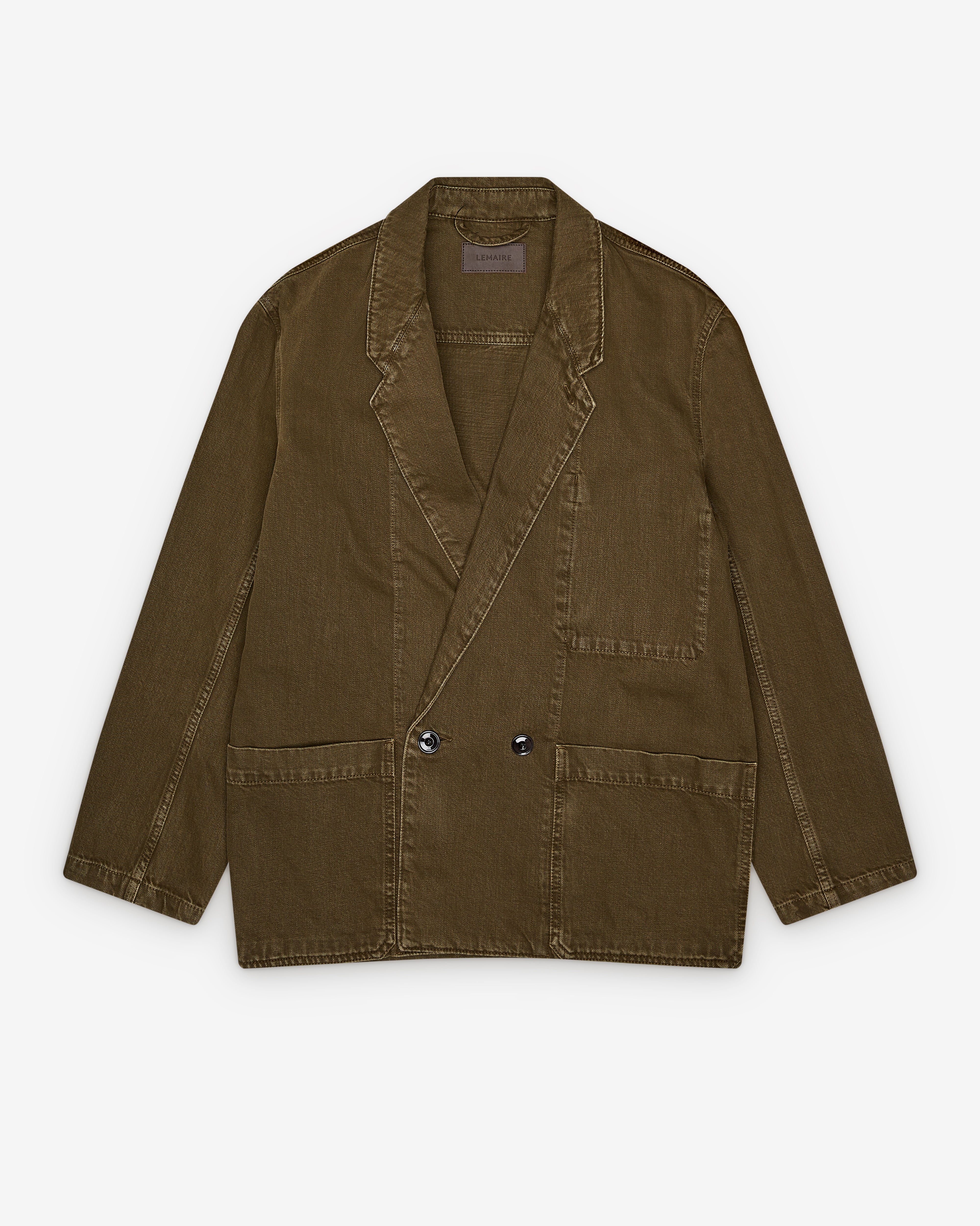 Lemaire: Women's Workwear Blazer (Moss Green) | DSMNY E-SHOP