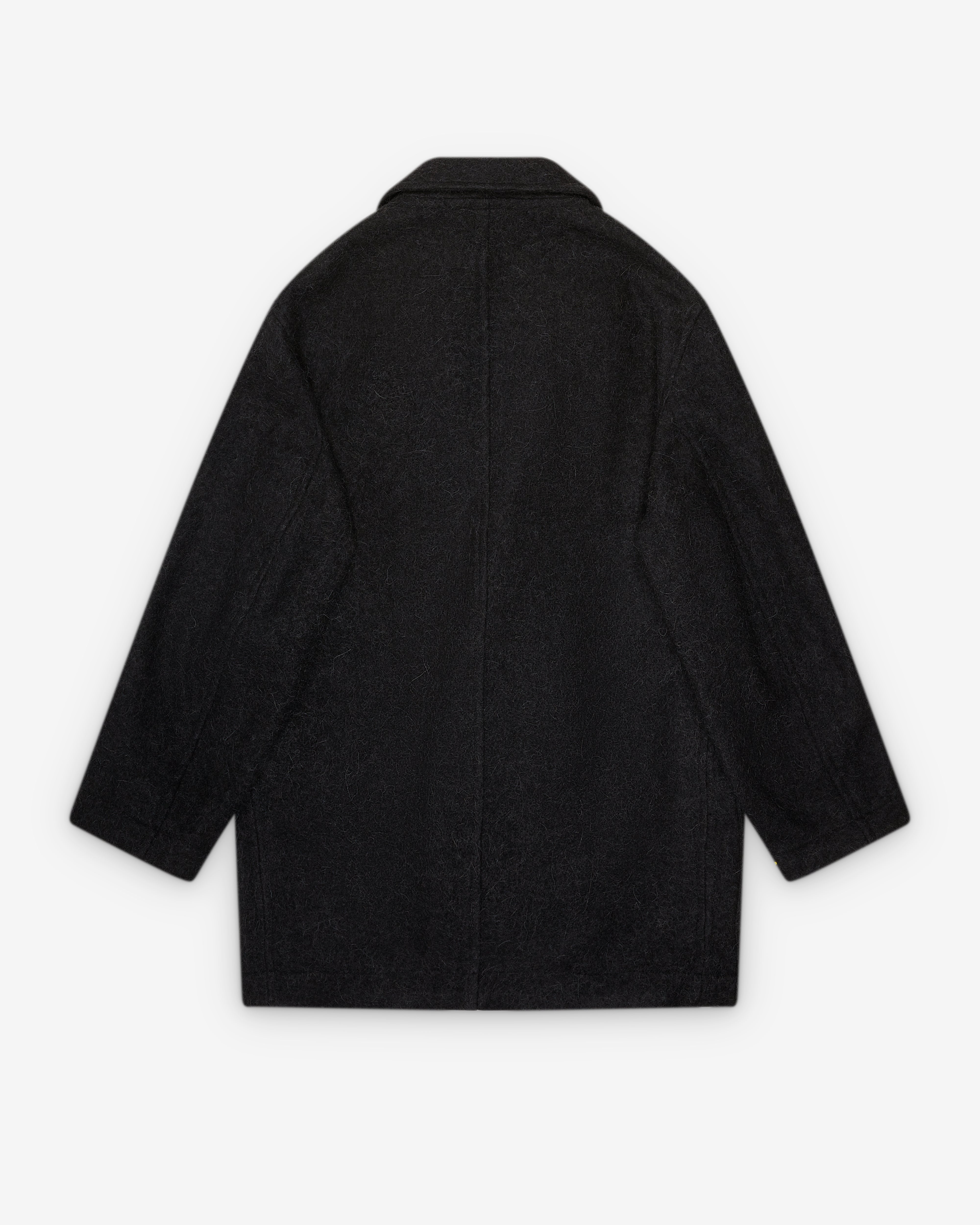 Lemaire: Men's Felt Wool Jacket (Black) | DSMNY E-SHOP