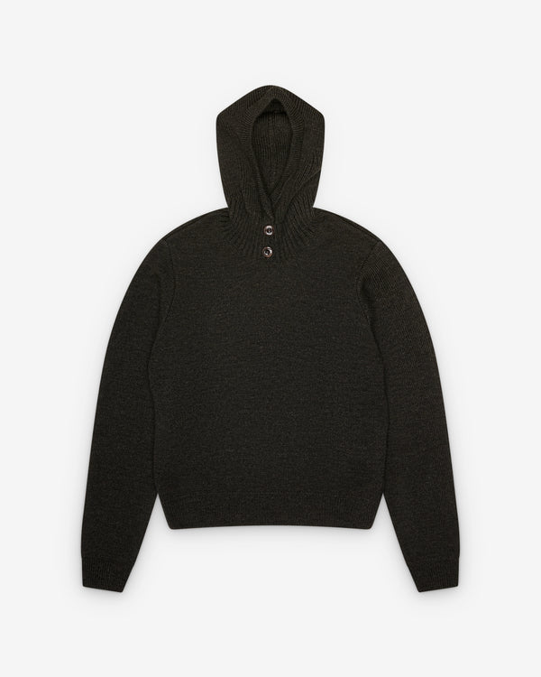 Lemaire - Women’s Sweater With Hood - (Dark Espresso)