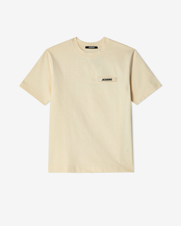 Jacquemus - Men's Le T-Shirt Gros Grain - (Beige)