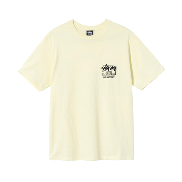 Stüssy - DSM Men's Los Angeles T-Shirt - (Pale Yellow)