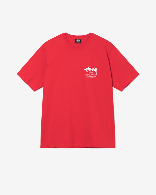 Stüssy - Men's DSM Los Angeles T-Shirt - (Dark Red)