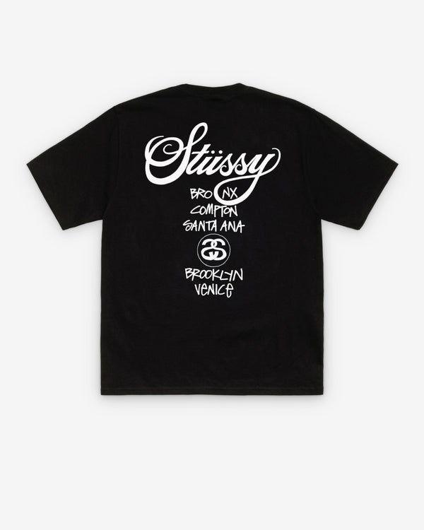 Stüssy - World Tour T-Shirt - (Black)