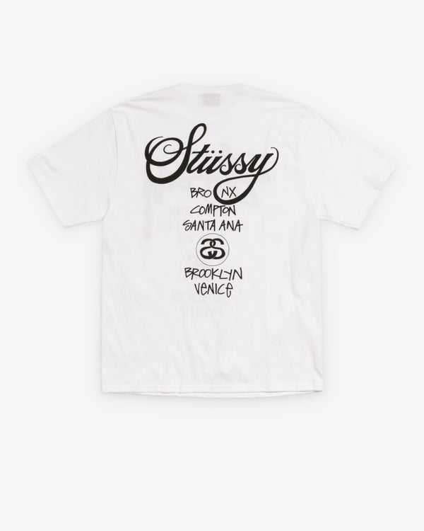 Stüssy - World Tour T-Shirt - (White)
