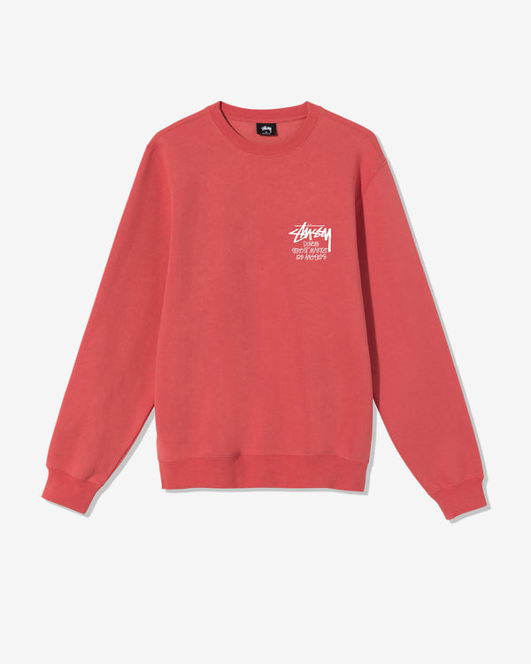 Stüssy - Men's DSM Los Angeles Crew - (Red)