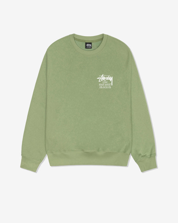 Stüssy - Men's DSM Los Angeles Crew - (Moss)