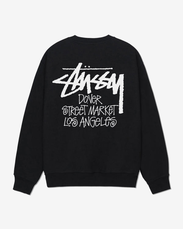 Stüssy - DSM Men's Los Angeles Crewneck - (Black)