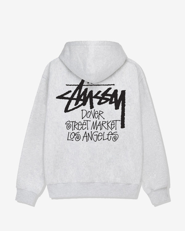 Stüssy - Men's DSM Los Angeles Zip Hood - (Ash Heather)