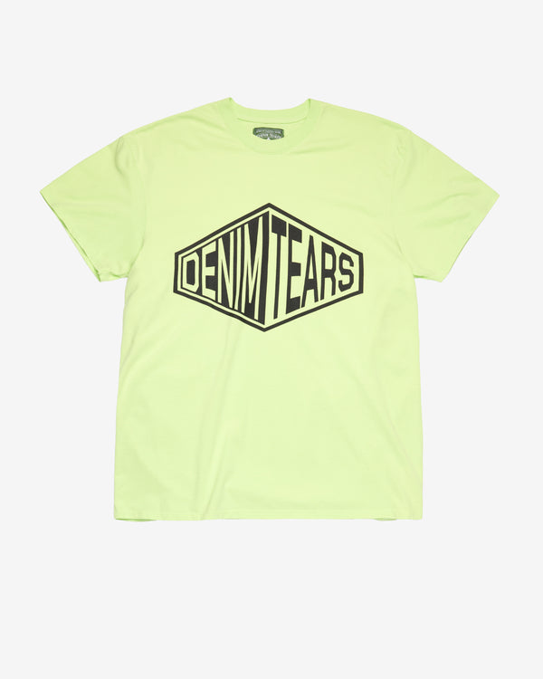 Denim Tears - Men's 3D Box Logo Short Sleeve Tee - (Lime)