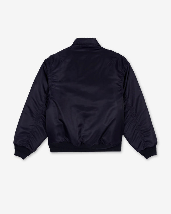 Brain Dead - Men's 3D Flight Jacket - (Navy)