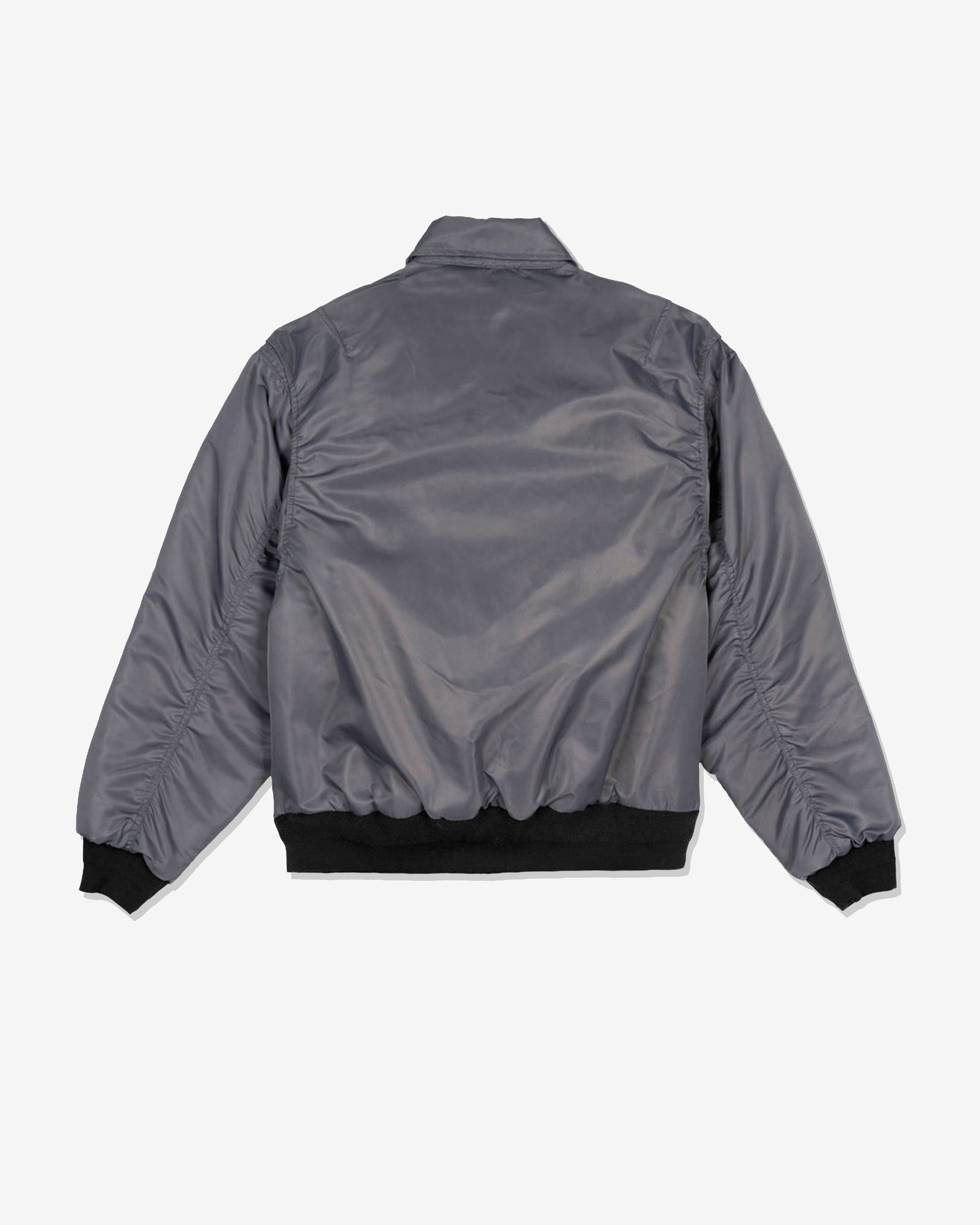 Brain Dead - Men's 3D Flight Jacket - (Steel) view 2, Click to Zoom in