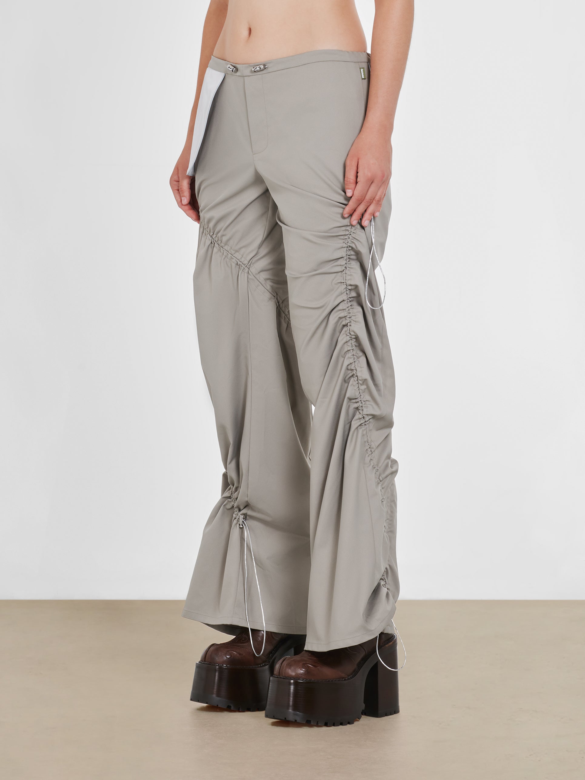 Heaven By Marc Jacobs - Women's Gathered Wide Leg Pant - (Military)