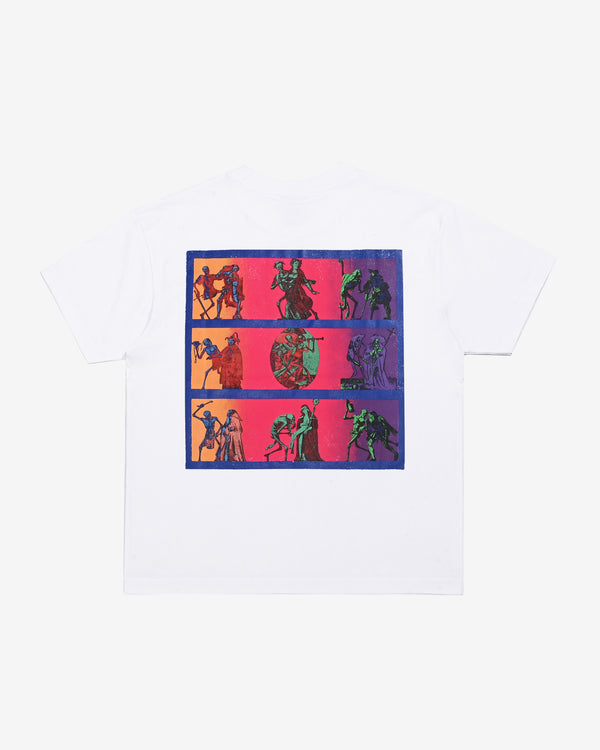 Deva States - Men's Parasite GFX Retro T-Shirt - (White)