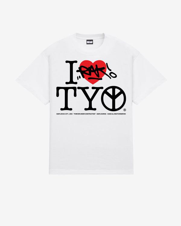 Irak - Babylon Men's Loves Tokyo Tee - (Pure White)