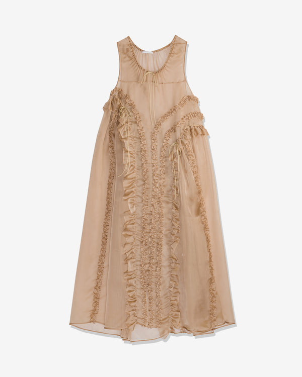 Cecilie Bahnsen - Women's Opal Dress - (Chestnut)