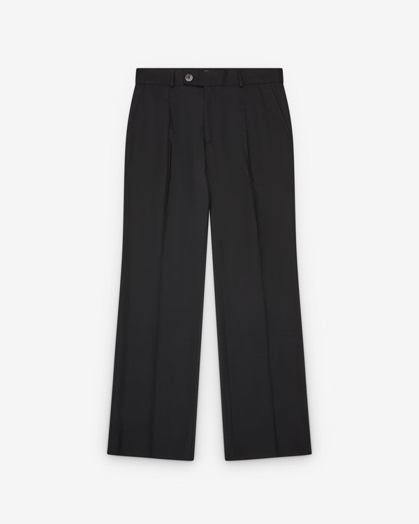 Ernest W. Baker - Men's Pleated Straight Fit Trousers - (Black)