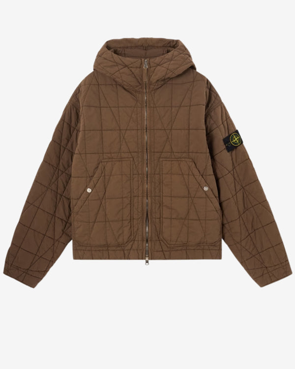 Stone Island - Men's Nylon Tela Quilted-TC Jacket - (Umber)