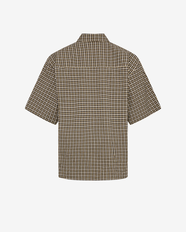 Martine Rose - Men's Short Sleeve Boxy Wrap Shirt - (Black)