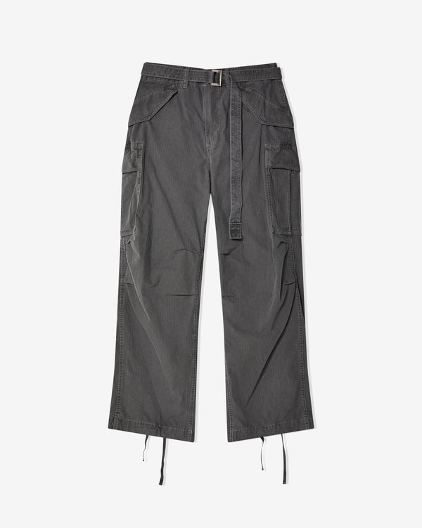 Sacai - Men's Garment Dyed Rip Stop Pants - (Black)