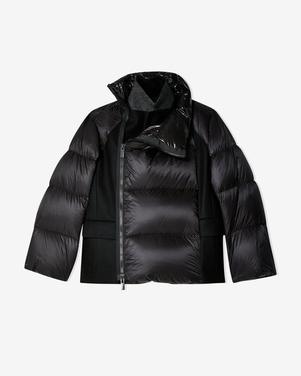 sacai - Women's Wool Melton Padded Jacket - (Black)