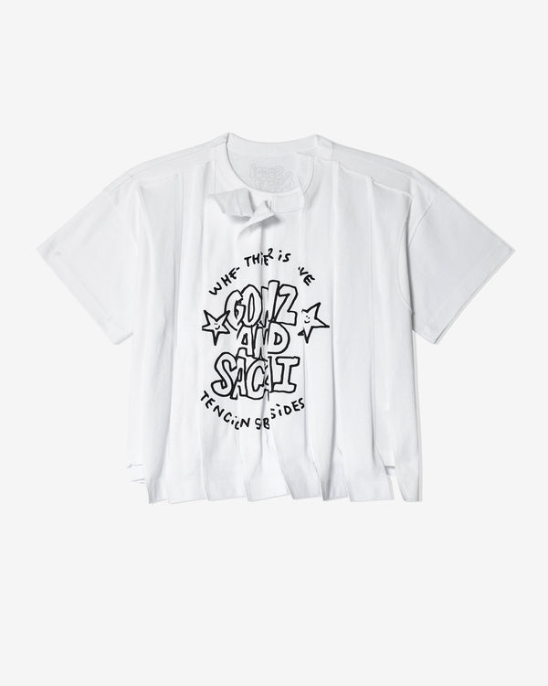 Sacai - Women's Gonz Print T-Shirt - (White)