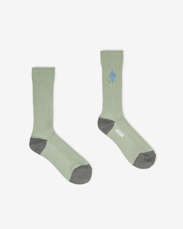 Sacai - Men's Gonz One Love Socks - (Light Green)