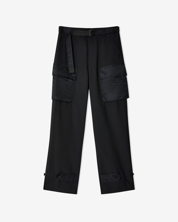 Sacai - Women's Suiting X Nylon Twill Pants - (Black)