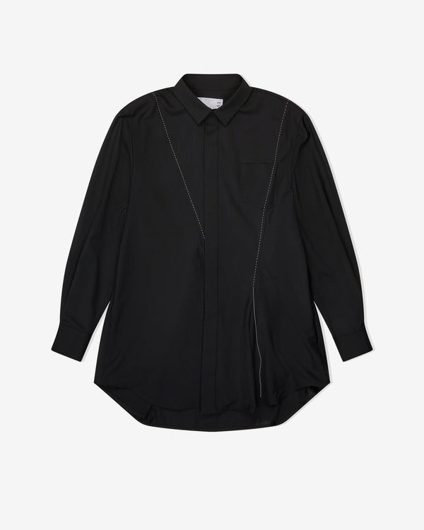 Sacai - Women's Suiting Shirt - (Black)