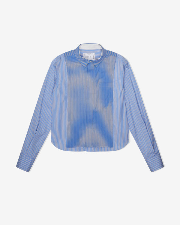 Sacai - Women's Poplin Shirt - (Stripe)