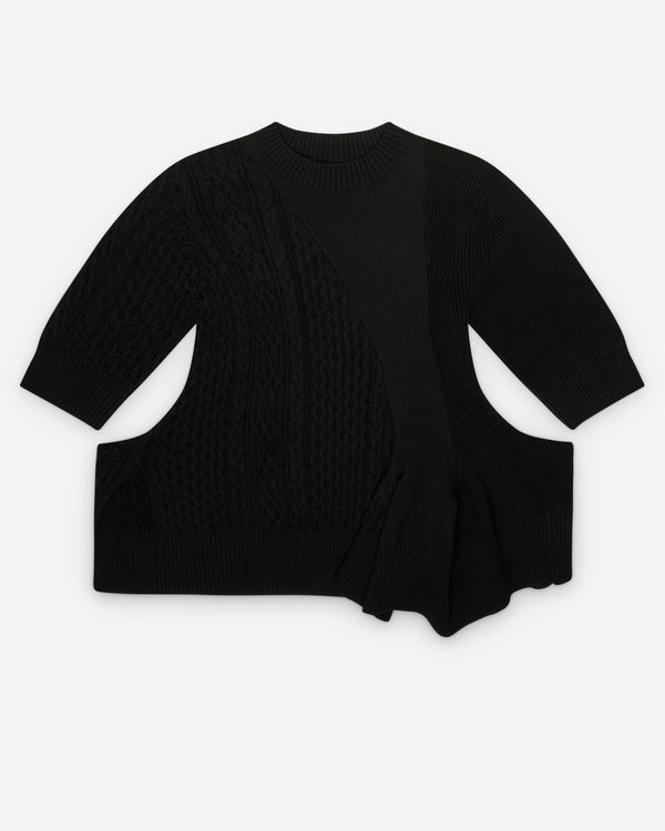 sacai - Women's Knit Pullover - (Black)