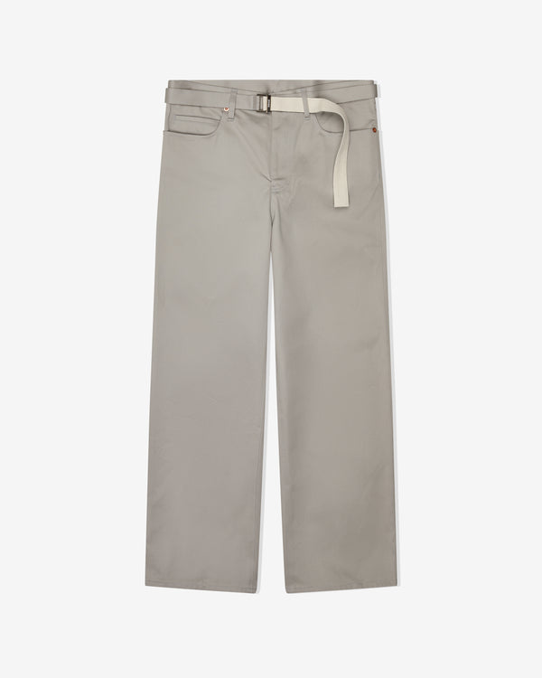 sacai - Men's Belted Chino Pants - (Light Grey)