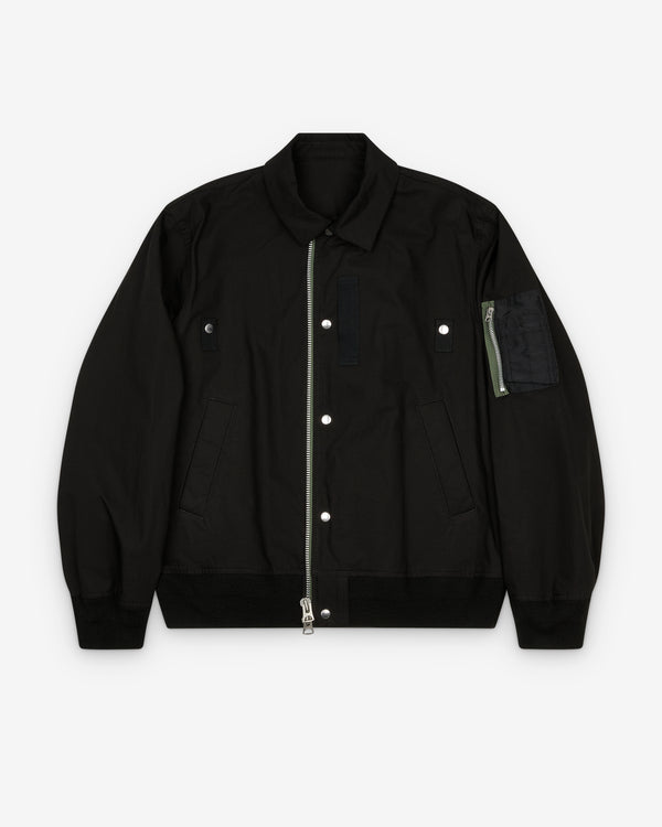 Sacai - Men's Rip Stop Blouson - (Black)