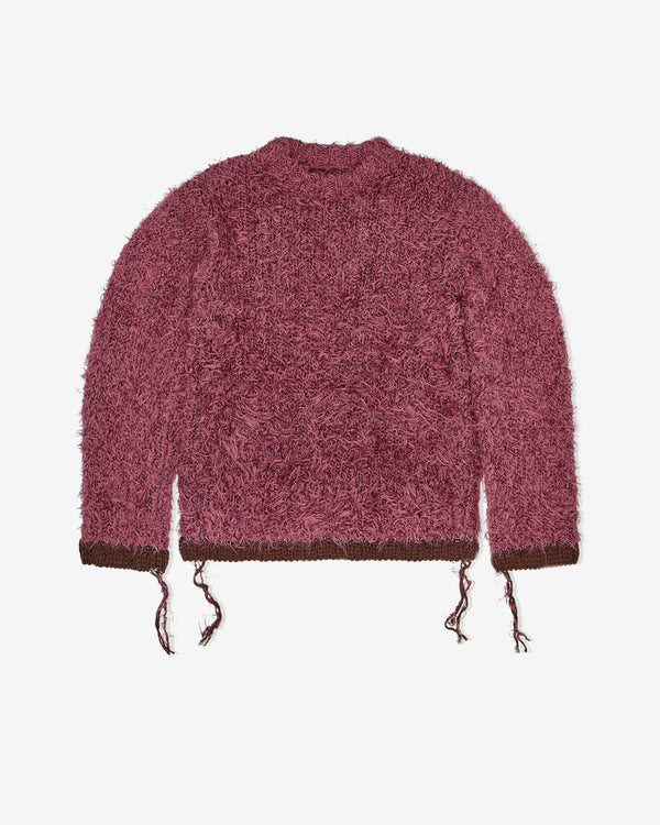 Sacai - Men's Furry Knit Pullover - (Light Pink)