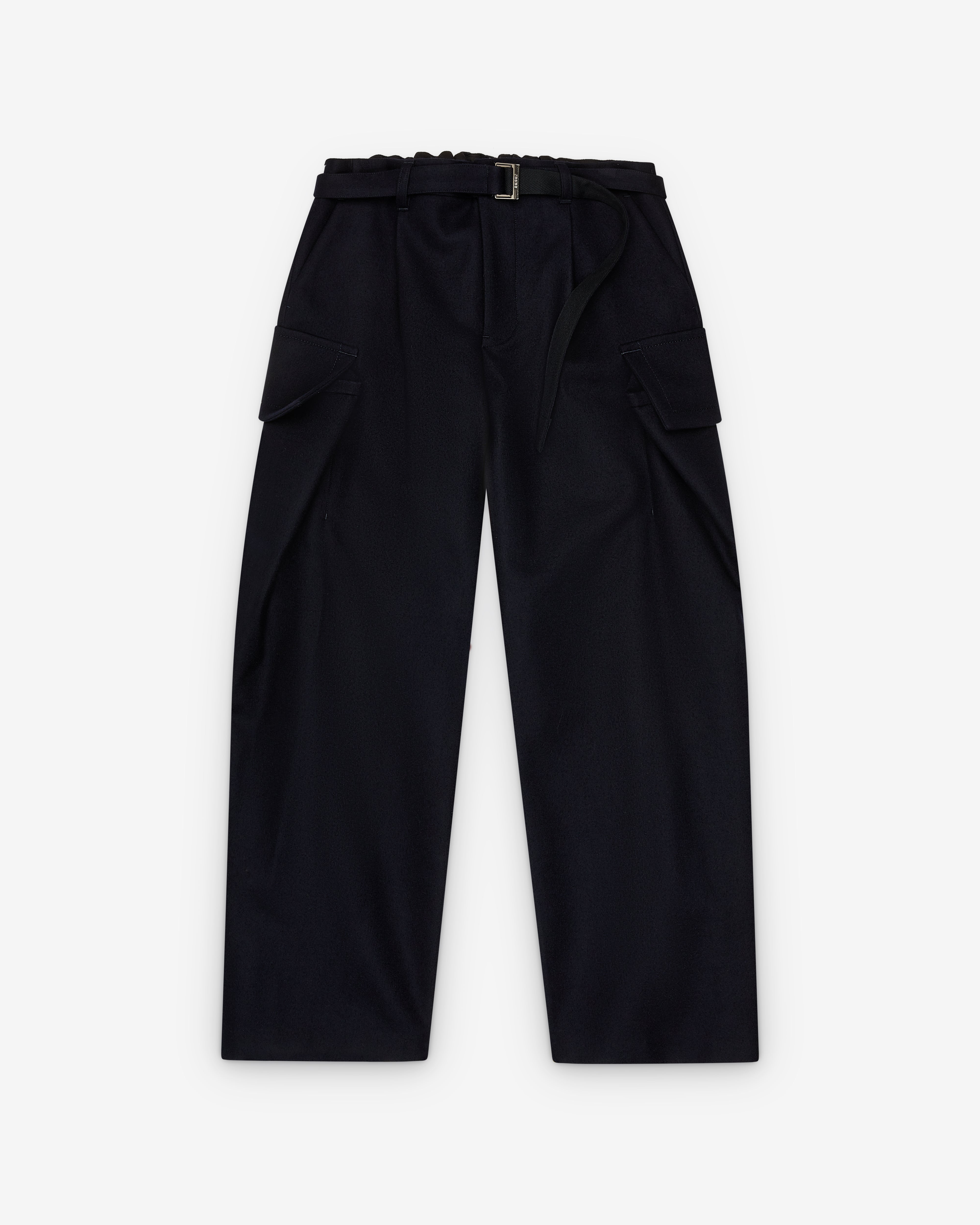 新品 25AW sacai(サカイ) Wool Melton Pants sacai: Men's Wool Melton Pants (Navy) | DSMNY E-SHOP