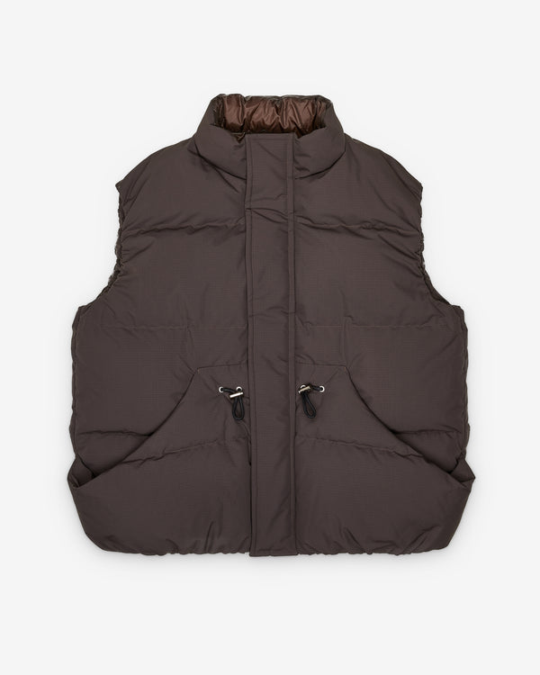 Sacai - Men's Puffer Vest - (Brown)