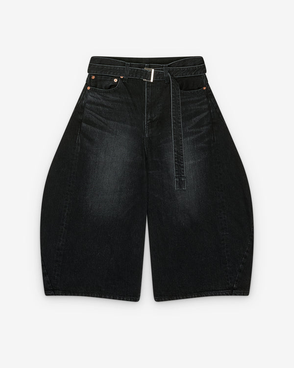 Sacai - Women's Denim Shorts - (Black)