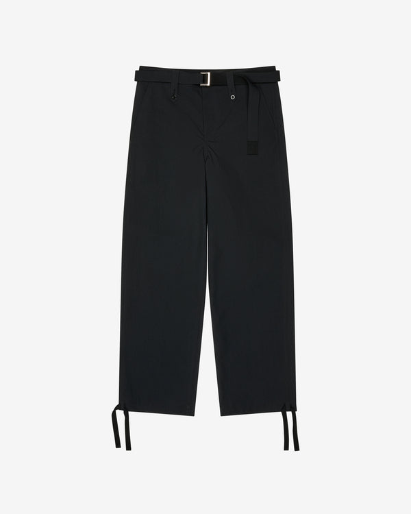 Sacai - Men's Weathercloth Pants - (Black)