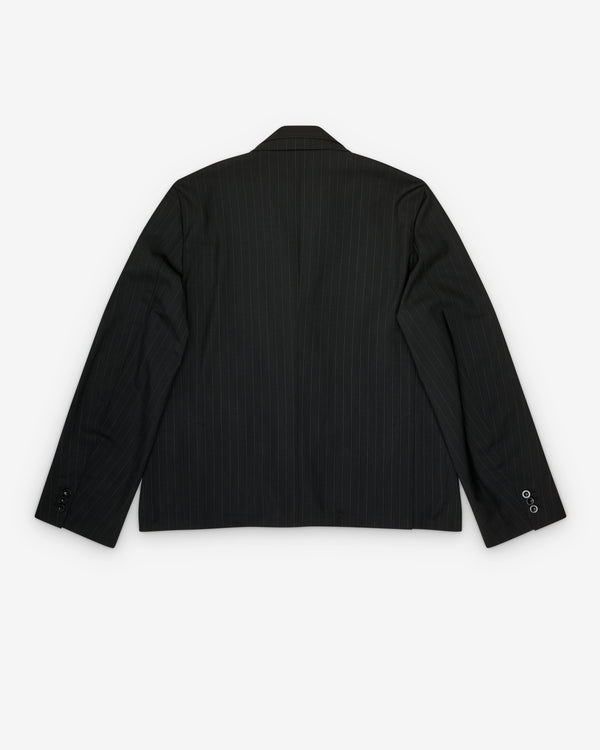Sacai - Men's Chalk Stripe Jacket - (Black)