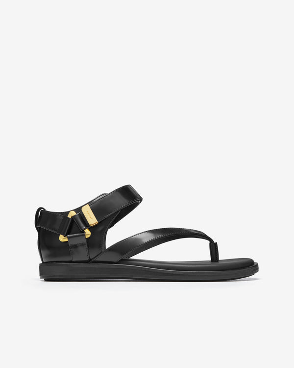 Sacai - Women's Belted Flip Flops - (Black)