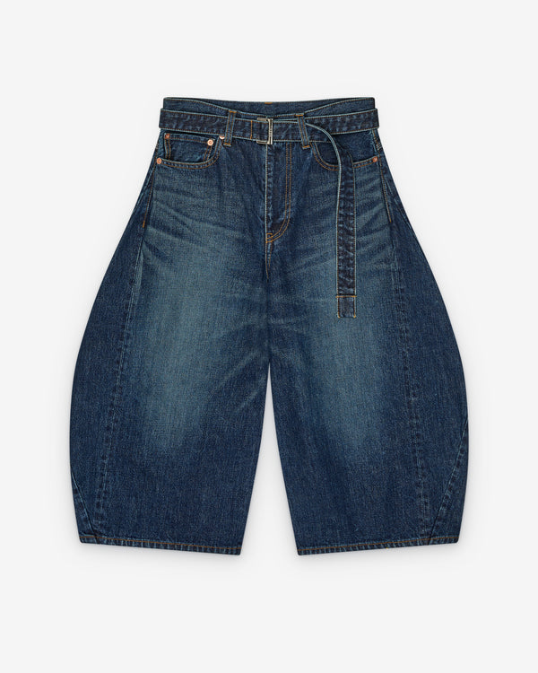 Sacai - Women's Denim Shorts - (Blue)