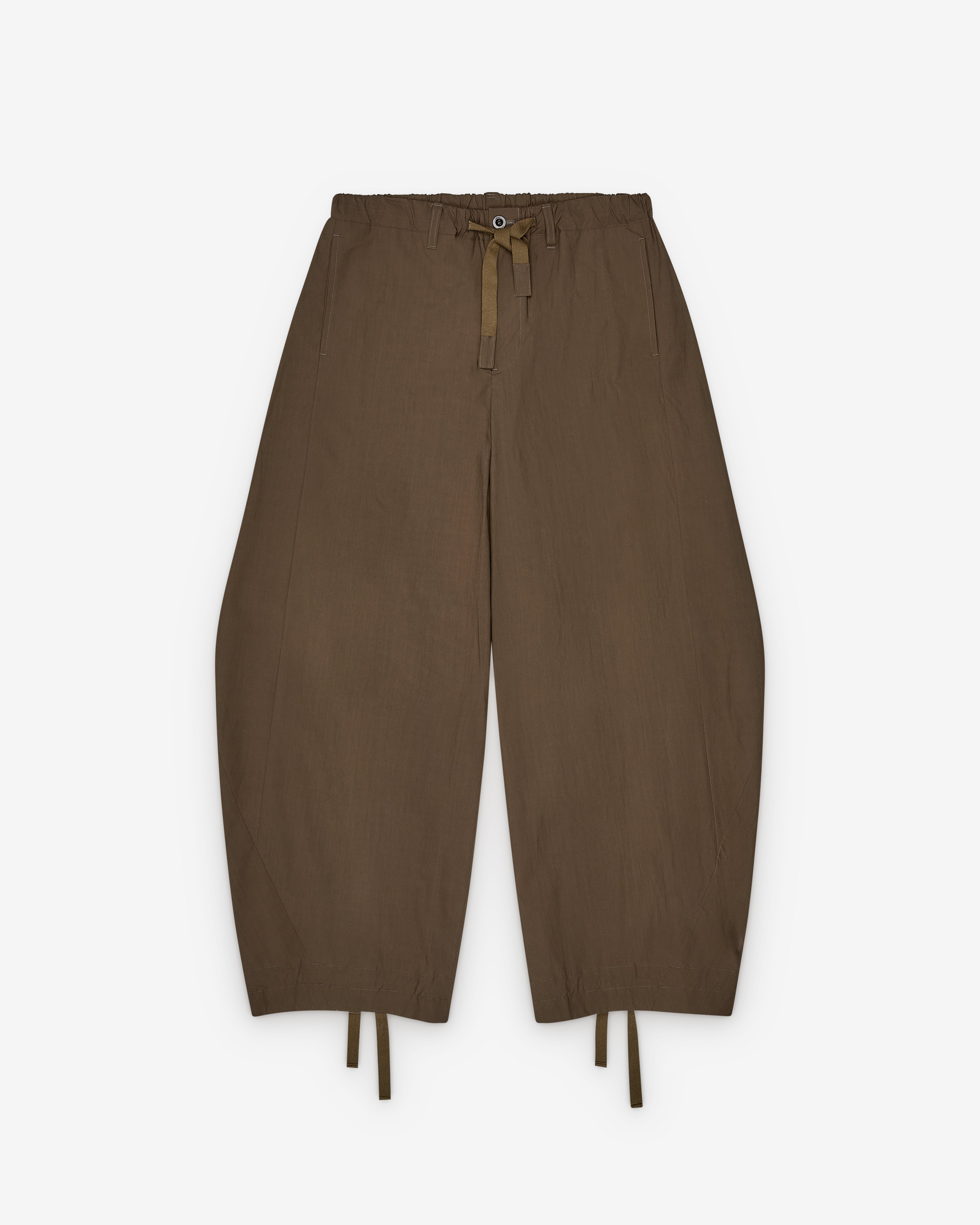 Sacai: Men's Cotton Typewriter Pants (Taupe) | DSMNY E-SHOP