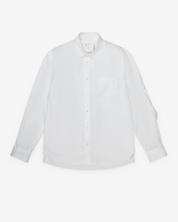 Sacai - Men's Poplin Shirt - (Off White)