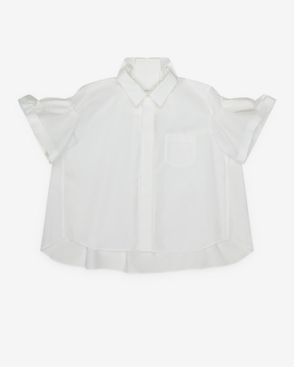 Sacai - Women's Poplin Shirt - (Off White)