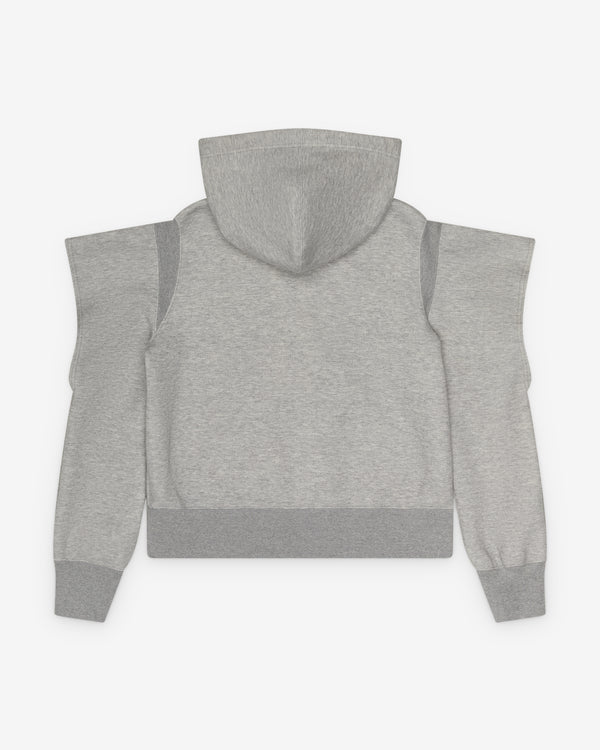 Sacai - Women's Sponge Sweat Hoodie - (Light Gray)
