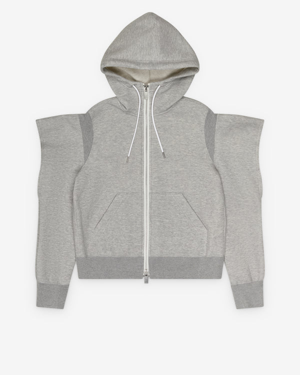 Sacai - Women's Sponge Sweat Hoodie - (Light Gray)